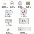 Plastik -Zahnkasten/Zahnkronenbox/Zahnersatzbox